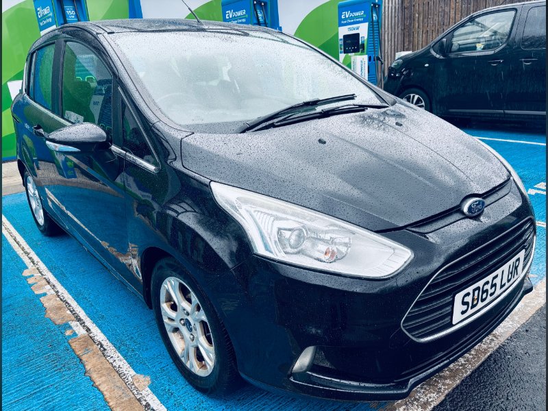 Black Ford B-MAX 1.6 Zetec MPV 5dr Petrol Powershift Euro 5 105 ps